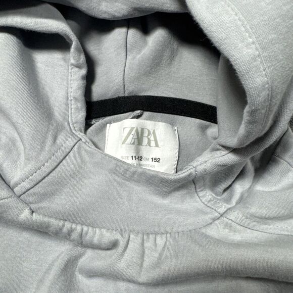 Zara Boys Jogger Hoodie Gray 11-12 Outdoor Hiking Training‎ - Picture 4 of 7